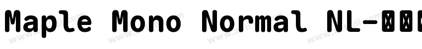 Maple Mono Normal NL字体转换 Maple Mono Normal NL字体转换